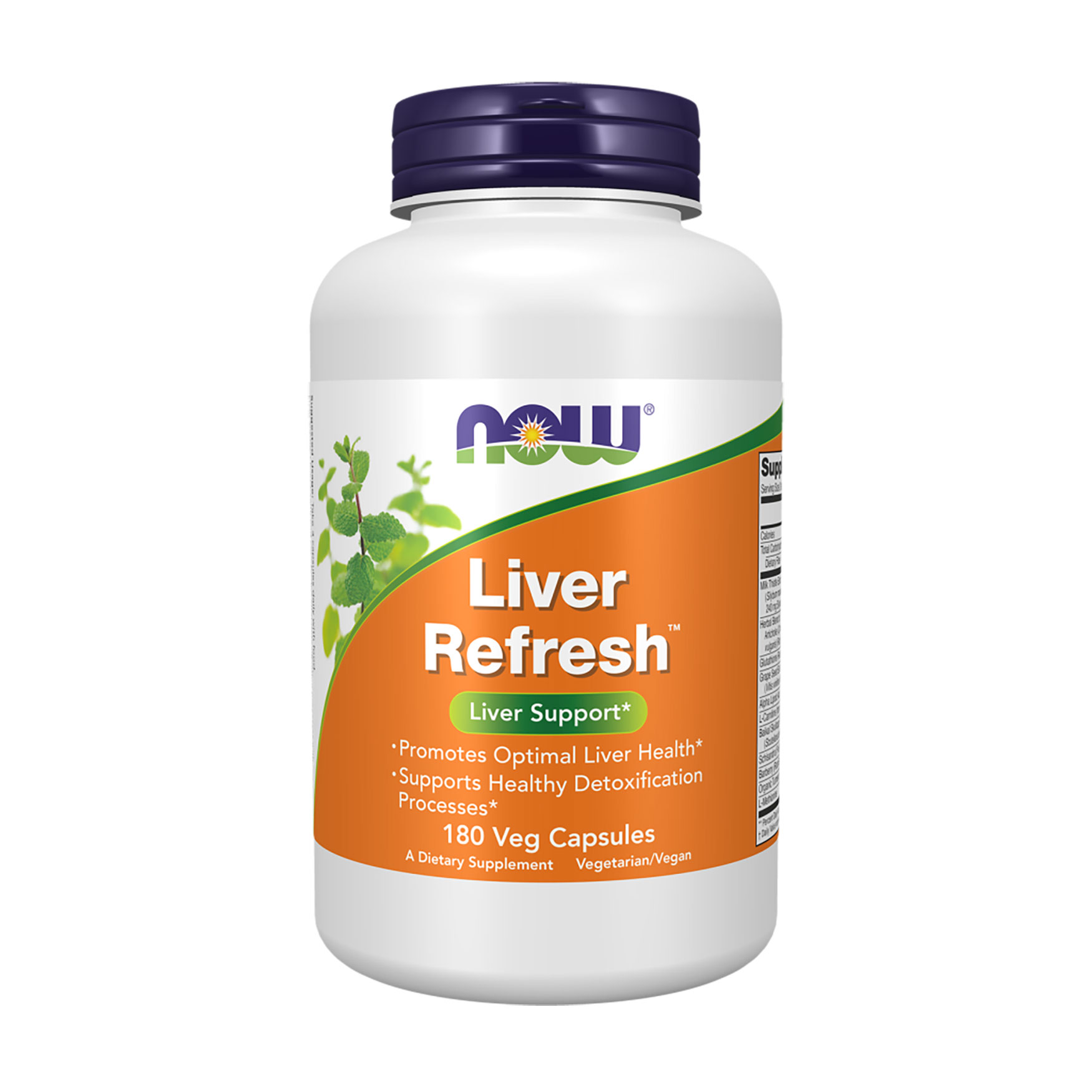 Підтримка печінки NOW foods Liver Refresh, 180 вегетаріанських капсул